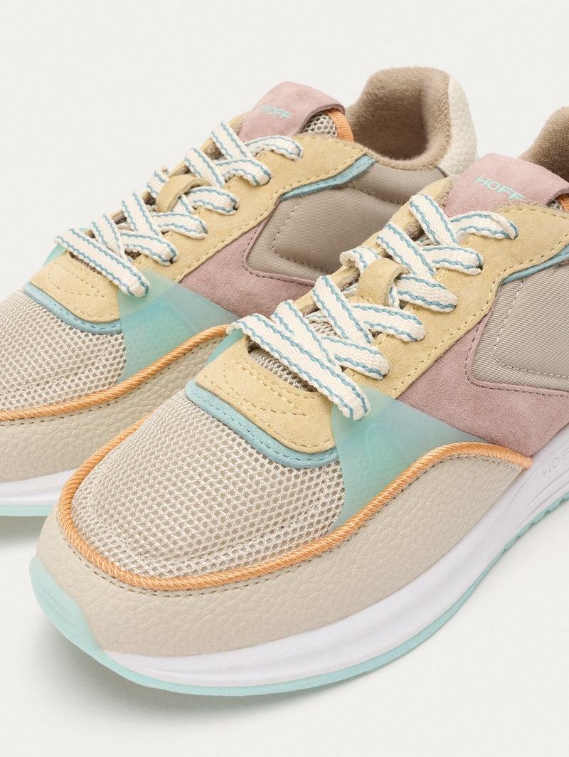 Hoff District Carnaby Sneakers Damen Khaki Rosa Gelb | BXA3473TT