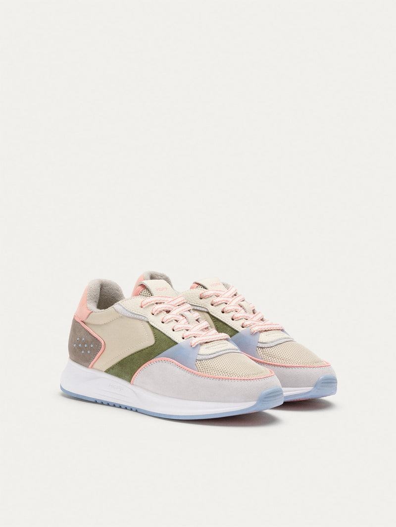 Hoff District Pilsen Sneakers Damen Rosa Grün Khaki | AYO4434SX